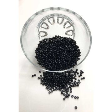 Hayalperest Boncuk 3 mm 50 gr Orta Boy Siyah Kum Boncuk