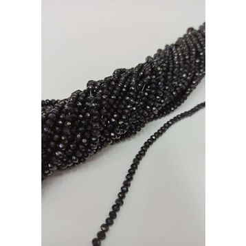 Hayalperest Boncuk 4 mm Siyah Parlak Kristal Boncuk