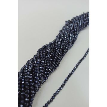Hayalperest Boncuk 4 mm Siyah Parlak Kristal Boncuk