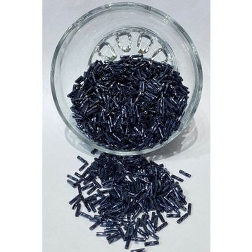 Hayalperest Boncuk 50 gr Siyah Burgulu Boru Boncuk