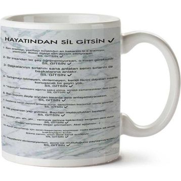 Hayatından Sil Gitsin Baskılı Kupa