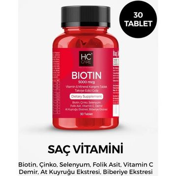 Hc Care Biotin 5000 mcg 30 Tablet