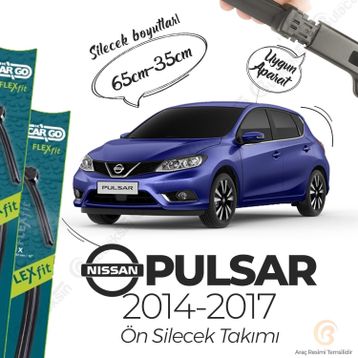 Hc Cargo Nissan Pulsar Muz 2014-2017 Silecek Takımı