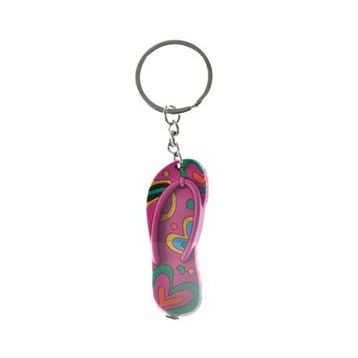 Hdmarketim 5946 Sevimli Flip Flop Terlik Figürlü Anahtarlık