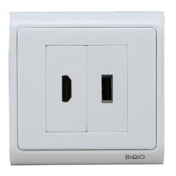Hdmi -Usb Duvar Prizi