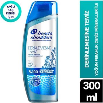 Head & Shoulders 300 ml Derinlemesine Temiz Yoğun Ferahlik Deniz Mineralleri Şampuan