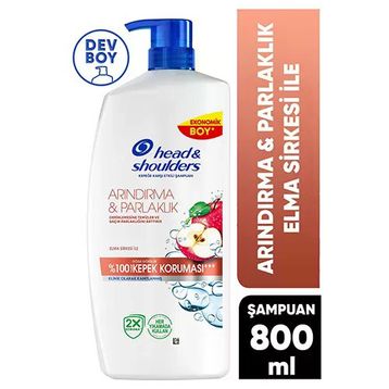 Head & Shoulders Arındırma ve Parlaklık Kepek Elma Sirkesi 800 ml Karşıtı Şampuan