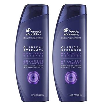 Head & Shoulders Clinical Yağlı Saçlar için Kepek Önleyici 2x400 ml Şampuan
