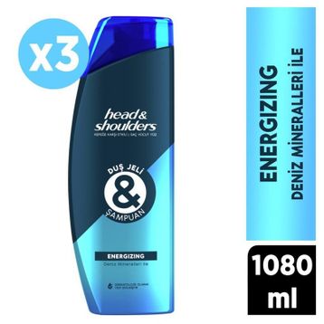 Head & Shoulders Energizing 3x360 ml Şampuan