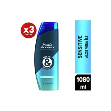 Head & Shoulders Sensitive 3x360 ml Şampuan