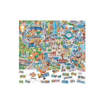 Headu 100 İngilizce Kelimeli Şehir Puzzle