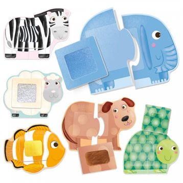 Headu IT20188 Tactile Animals Montessori