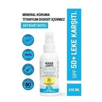 Heaven On Earth Vegan SPF50+ 100 ml Güneş Kremi