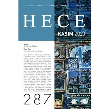 Hece Aylık Edebiyat Dergisi-Sayı: 287 Kasım 2020