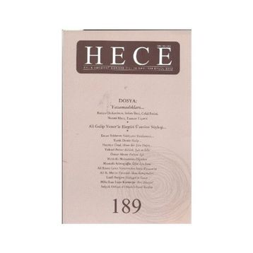 Hece Dergisi Sayı: 189 - Kolektif