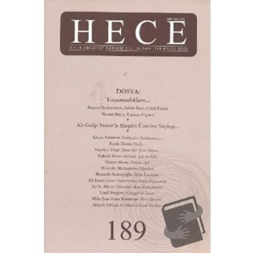 Hece Dergisi Sayı: 189 - Kolektif