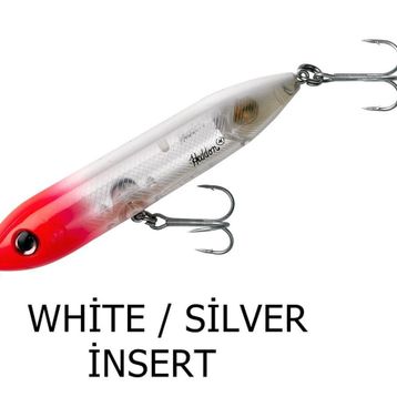 Heddon Lures Super Spook Jr. Su Üstü Pink Silver İnsert Suni Yem