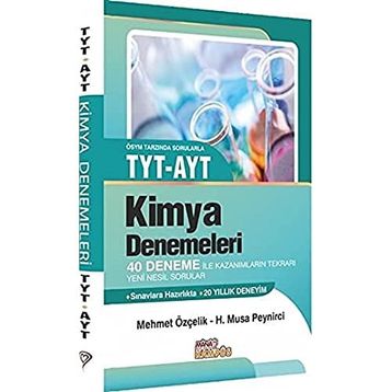 Hedef Kitap ÖSYM Tarzı Sorularla TYT-AYT Kimya Denemeleri