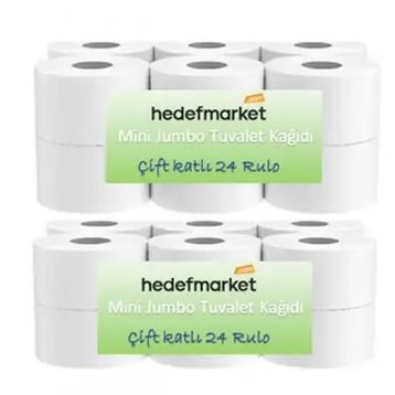 Hedefmarket 24'lü Mini Jumbo Cimri Tuvalet Kağıdı
