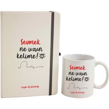 Hediye Rengi İsme Özel Sevmek Ne Uzun Kelime Kupa Bardak