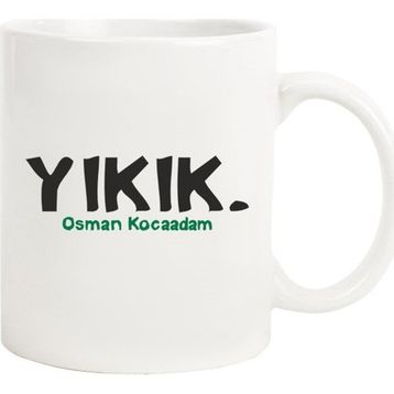 Hediye Rengi İsme Özel Tasarımlı Yıkık Kupa Bardak