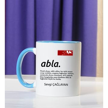 Hediyedukkani Abla Kelime Anlamı Siyah Kupa Bardak
