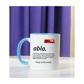 Hediyedukkani Abla Kelime Anlamı Siyah Kupa Bardak