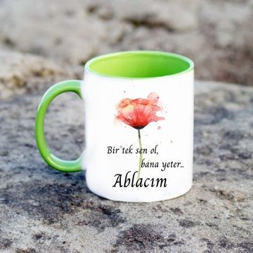 Hediyedukkani Abla Kelime Anlamı Siyah Kupa Bardak
