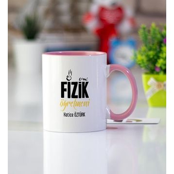 Hediyehanem 119I5CPG2 Fizik Öğretmeni Pembe Kupa Bardak