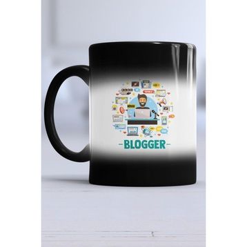 Hedizu Blogger Siyah Kupa Bardak Sihirli