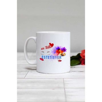 Hedizu En Tatlı Estetisyen Beyaz Kupa