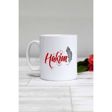 Hedizu Hakim Hediye Beyaz Kupa