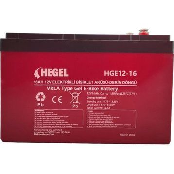 Hegel 16 AH 12 V Elektrikli Bisiklet Aküsü