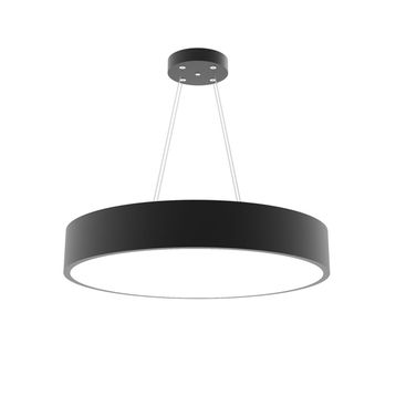 Hegza Lighting Drum-40 Ledli Siyah Modern Avize