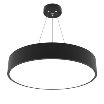 Hegza Lighting Drum-40 Ledli Siyah Modern Avize