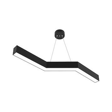 Hegza Lighting Gabbiano Siyah Kasa Ledli Modern Avize