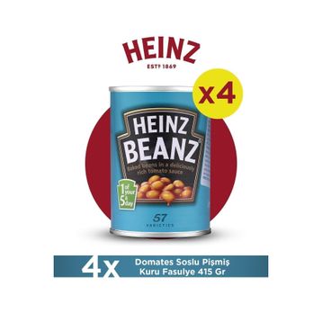 Heinz 415 gr Domates Soslu Pişmiş Kuru Fasulye