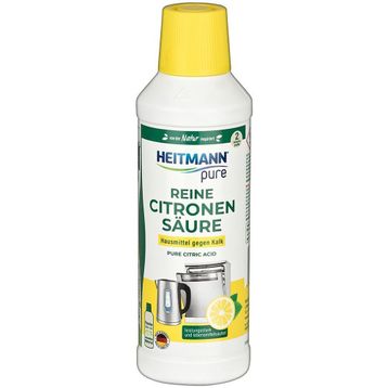 Heitmann 500 ml Pure Bio Saf Limon Asidi Banyo ve Mutfak İçin Kireç Çözücü ve Yüzey Temizleyici Sıvı
