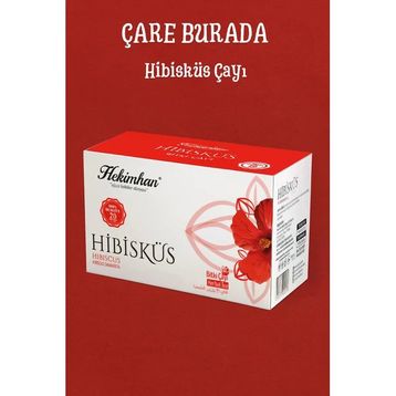Hekimhan 20'li Doğal Süzen Poşet Hibiskus Çayı