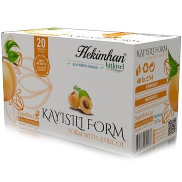 Hekimhan Bitkisel 20'li Kayısılı Form Çay