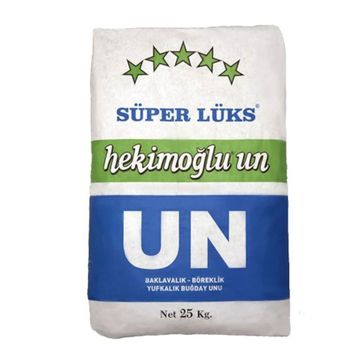 Hekimoğlu 25 kg Süper Lüks Baklavalık Böreklik Yufkalık Buğday Unu