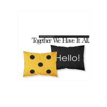 Helen George HGBS0030 Besties Yastık Kılıfları