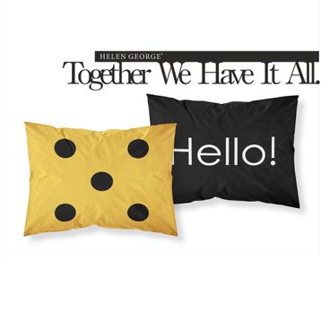 Helen George HGBS0030 Besties Yastık Kılıfları