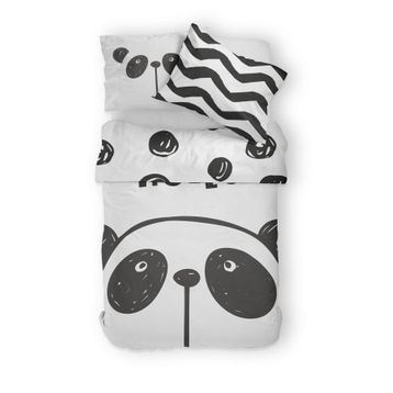 Helen George HGTK0045 Panda Genç Çift Kişilik Nevresim Takımı