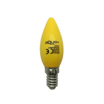 Helios 1W 20LM E14 Duylu LED Buji Sarı Ampul
