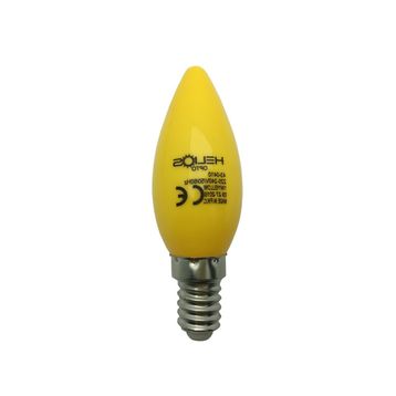 Helios 1W 20LM E14 Duylu LED Buji Sarı Ampul