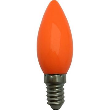 Helios 1W 20LM E14 Duylu LED Buji Turuncu Ampul