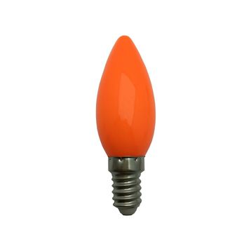 Helios 1W 20LM E14 Duylu LED Buji Turuncu Ampul