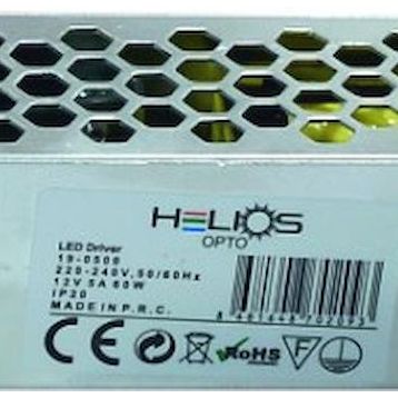 Helios Opto 24V 120W 5A Metal Kasa Adaptör