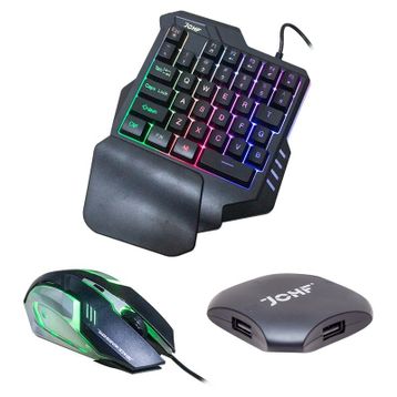 Hello JCHF-68 Klavye Mouse Bluetooth Gamepad Klavye Mouse Seti